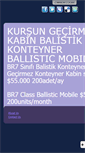 Mobile Screenshot of kursungecirmezkonteyner.com