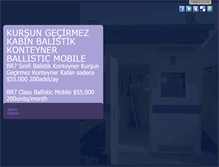 Tablet Screenshot of kursungecirmezkonteyner.com